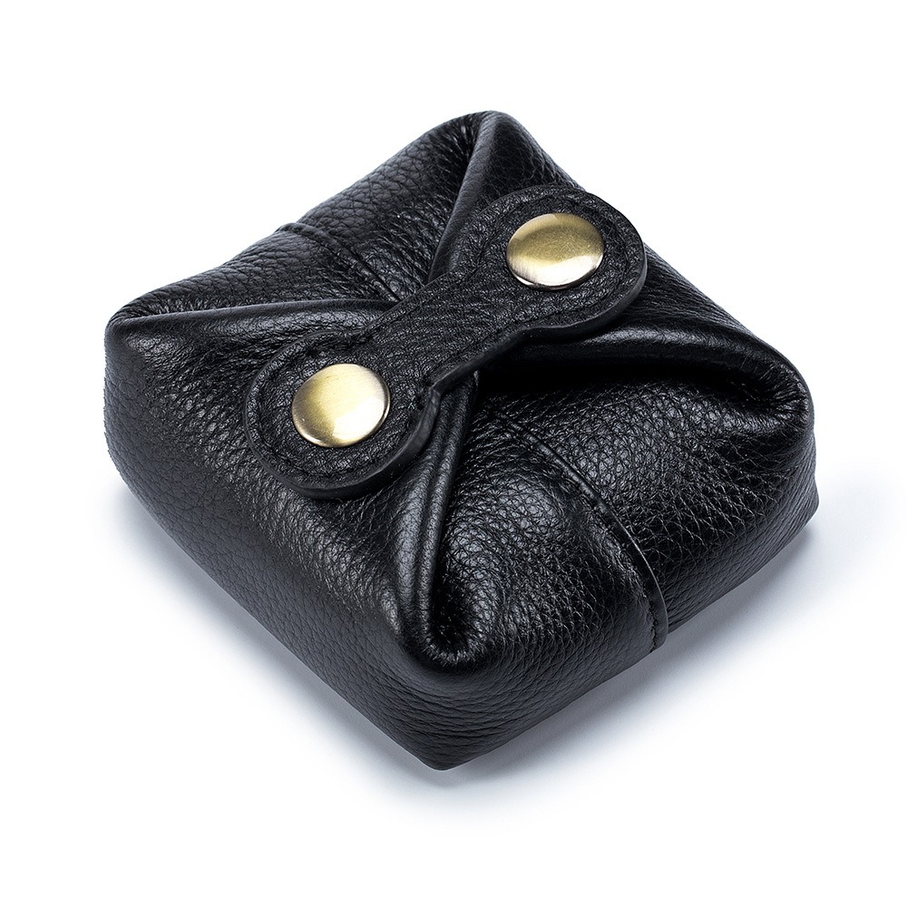 Mini Lipstick Storage Bag Headset Key Female Coin Small Bean Bag Cute Wallet Soft Cow Leather