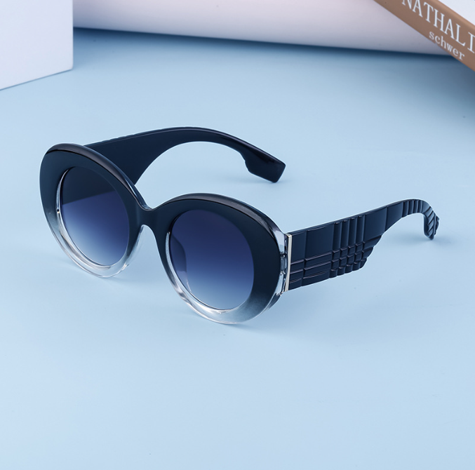 New retro oval frame sunglasses women trend large frame UV protection sunglasses women