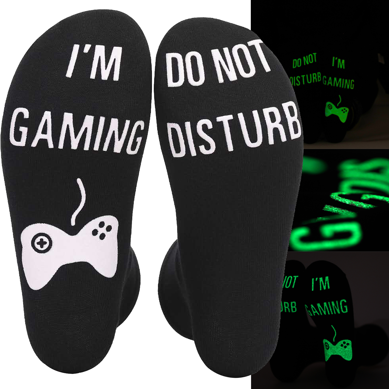 DO NOT DISTURB Short Socks Glue Letter Printing Socks Men’s