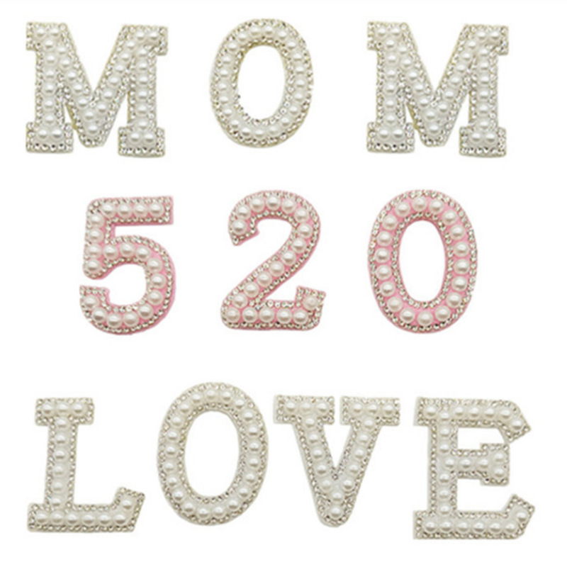 White Pearl Diamond MOM Cake Decorating Insert Mom LOVE Mother Happy Birthday Baking Dessert Banner