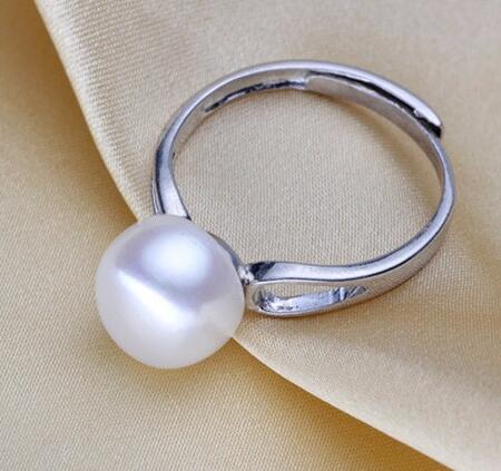 Pearl Ring 925 Sterling Silver jewelry For Women