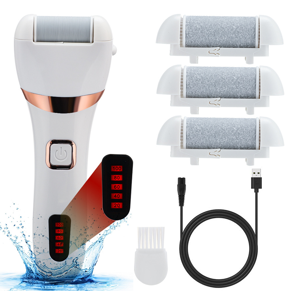 Waterproof Electric Foot Grinder Exfoliating Dead Skin Horny Home Rechargeable Foot Beauty Foot Grinder Kit