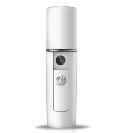 Handy Mist Facial Nebulizer Steamer Mini USB Hydrating Moisturizing Face Cleaning Nano Ion Sprayer Handy Mist Facial Humidifier