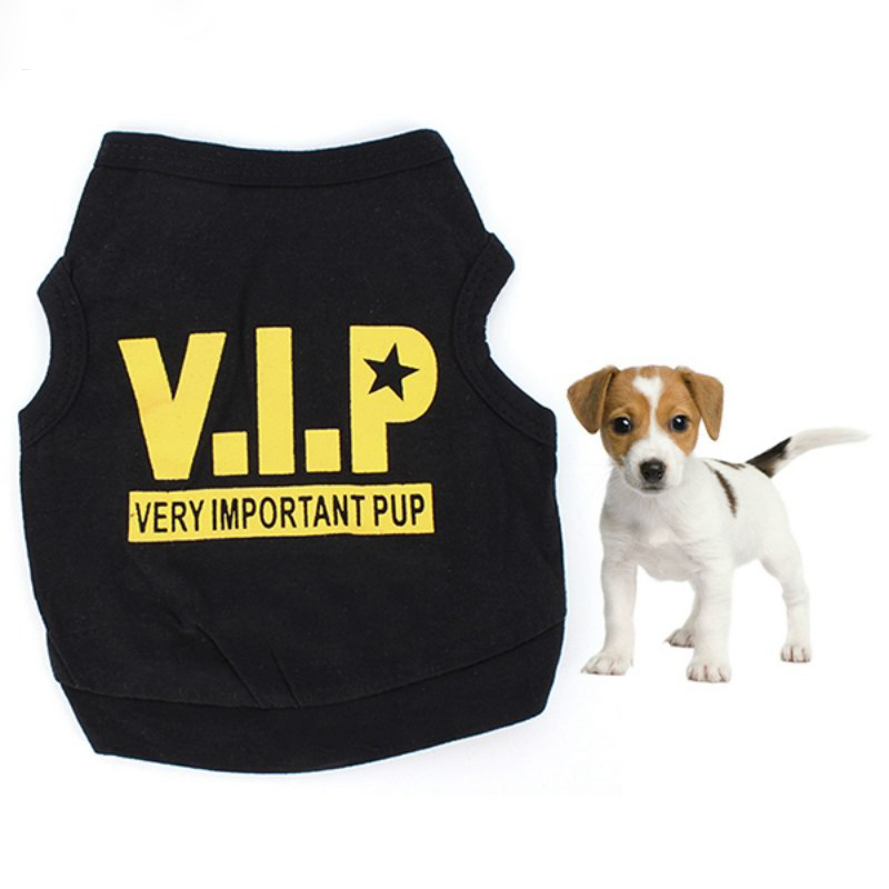 Dog Tshirt VIP Pets T-shirts For Dogs Goods For Pets Dog Shirt Clothes Summer