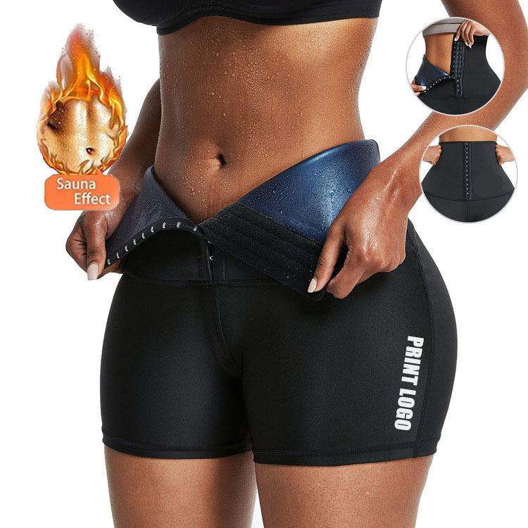 Silver-Coated Sweat Pants Breast Sculpting Body