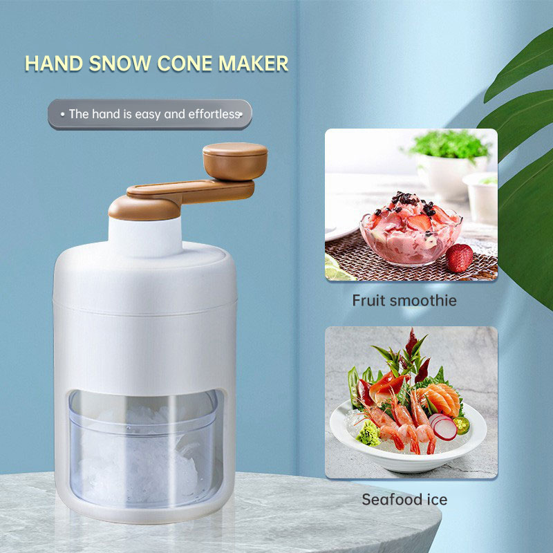 Shaved Ice Household Manual Shaved Ice Plow Ice Breaker Hand Made Ice Sand Hail Ice Breaker Refrigerator Freezing Ice Box