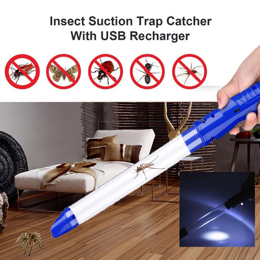 Insects Bugs Suction Traps Pest Catcher Spider Bug Insect Trap LED Pest Catcher Spider Bug Buster Insect Trap