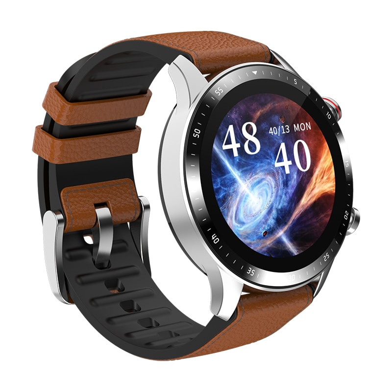 New FG08 1.3 Inch Smart Watch Full Touch Round Screen Display Bluetooth Call  Waterproof  TWS Music Smartwatch for Android IOS