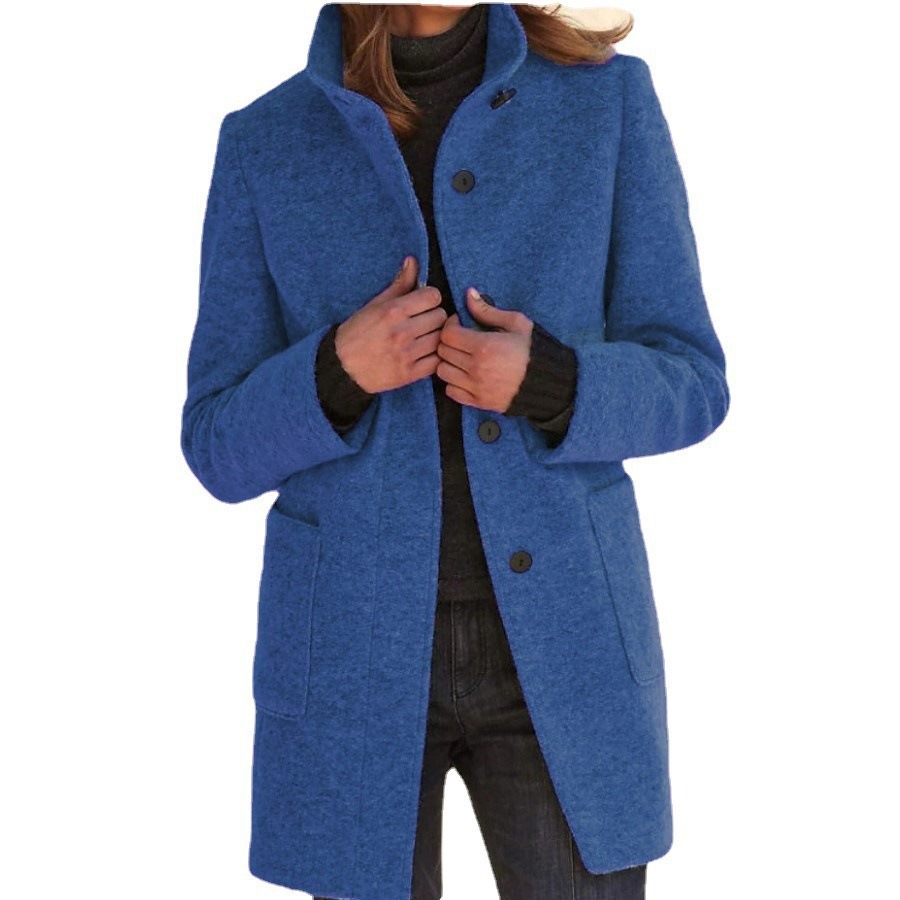 Autumn and Winter Women’s New Woolen Coat