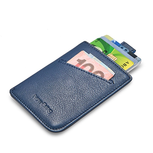 New Bring Slim Leather Wallet Men Credit Card