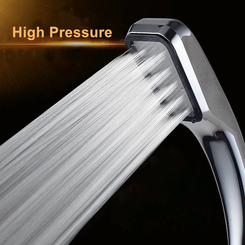 Top Quality 300 Holes High Pressure Shower Head Water Saver Rainfall Chrome Power Shower Head Bathroom Accessories